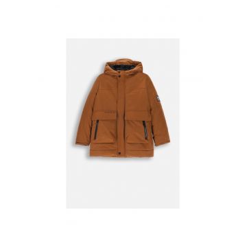 Geaca copii -  model ZC4152106OBK-018-110 - culoare maro - material poliester -