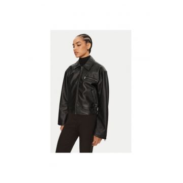 Geaca dama -  304386428 - Piele ecologica - Negru