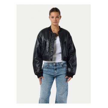 Geaca dama -  304689017 - Piele ecologica - XL INTL - Negru