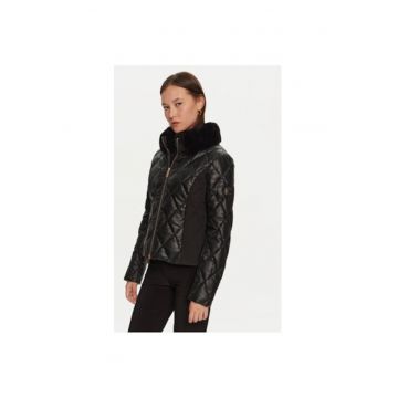 Geaca dama -  304864889 - Piele ecologica - S INTL - Negru