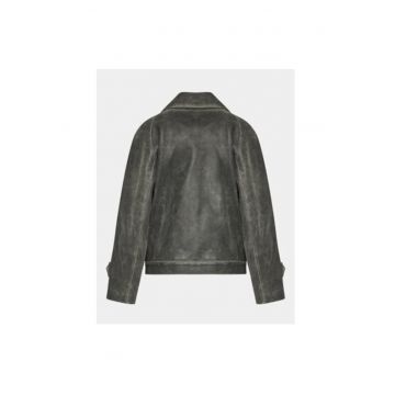 Geaca dama -  Wardrobe - 303180300 - Piele ecologica - Gri