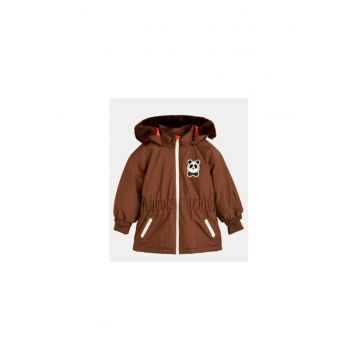 Geaca ski copii -  304157622 - Poliester reciclat - 140-146 CM - Maro
