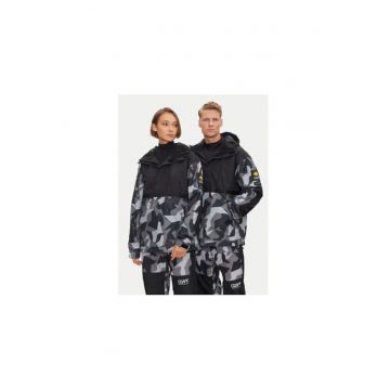 Geaca snowboard unisex -  304703720 - Poliester reciclat - Negru