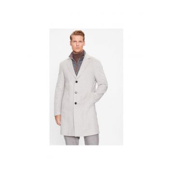 Palton barbati -  303396619 - Lana/Poliamida - 56 EU - Gri