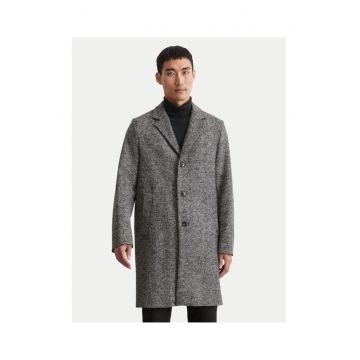 Palton barbati -  304173592 - Lana/Poliester/Poliamida - Gri - Gri