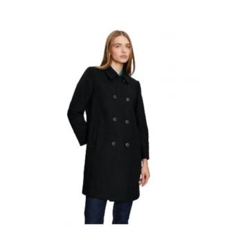 Palton dama 2O9VDN064 -  Lana/Poliester - Negru -