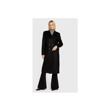 Palton dama -  300923962 - Lana/Poliester - 44 EU - Negru