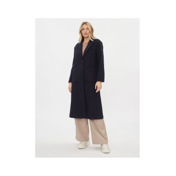 Palton dama -  303226282 - Lana/Poliester - Albastru - Albastru