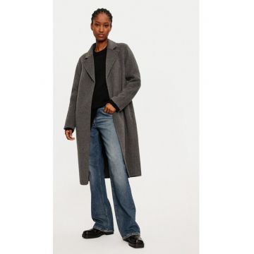 Palton dama -  304510878 - Lana/Poliester - M INTL - Gri