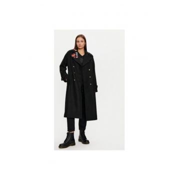 Palton dama -  304565182 - Poliester - Negru