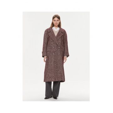 Palton dama -  Wardrobe - 303180171 - Lana/Poliester/Textil - Rosu - Rosu