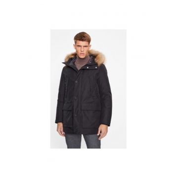 Geaca barbati -  303224981 - Bumbac/Poliamida - Negru