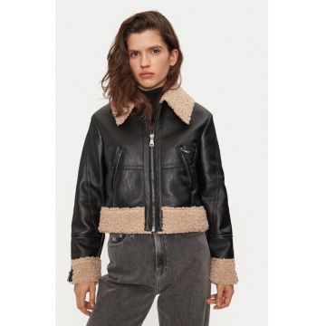 Geaca dama -  304295157 - Piele ecologica - Negru