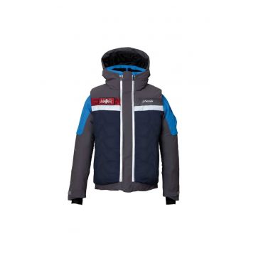 Geaca de schi 3 in 1 barbati -  poliester - cu gluga - mullticolor -