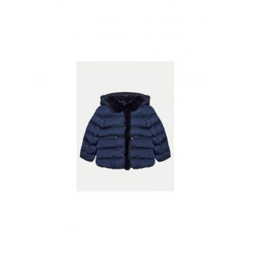 Geaca din puf 5837 Bleumarin Regular Fit - Poliester - 4 ani