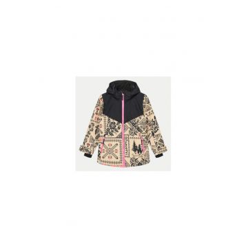 Geaca ski fete -  304208874 - Poliester reciclat - 140 CM - Bej
