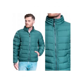 Jacheta De Iarna -  Daniel Light Padded - 2XL INTL - Verde - Material 100% Poliester - Croi Regular Fit - Inchidere Fermoar - Numar De Buzunare 2