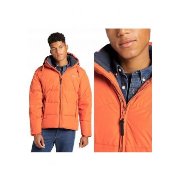 Jacheta De Iarna -  Jacheta Puf - 2XL INTL - Portocalie - Croi Normal - Inchidere Fermoar - Compozitie Material 100% Poliester - Numar De Buzunare 2