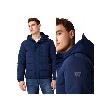 Jacheta De Iarna -  The Bodyguard - 4XL INTL - Albastru - Culoare Albastru - Material 100% Poliester - Croi Regular Fit - Numar De Buzunare 3