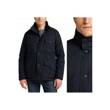 Jacheta De Iarna -  Winter Field Jkt - M INTL - Albastru - Croi Regular Fit - Inchidere Fermoar - Numar De Buzunare 4 - Compozitie Material 63% Bumbac - 37% Poliamida