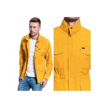 Jacheta De Tranzitie -  Field Jacket - S INTL - Galben - Croi Normal - Inchidere Fermoar - Compozitie Material 50% Bumbac - 50% Poliester - Numar De Buzunare 5