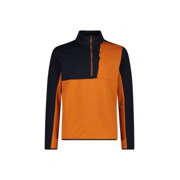 Jacheta fleece barbati  34E4077 Bleumarin/Portocaliu