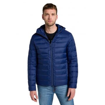 Jacheta puffer  Premium Quality - bleumarin - material poliamida/poliester reciclat