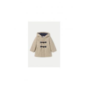 Palton baieti -  304295461 - Poliester/Acril - 86 CM - Bej