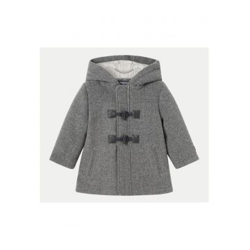 Palton baieti -  304295478 - Poliester/Viscoza - Gri