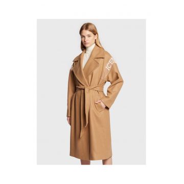 Palton dama -  300945872 - Lana/Poliester - 40 EU - Bej