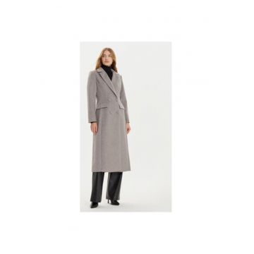 Palton dama -  304449604 - Poliester/Lana - Gri