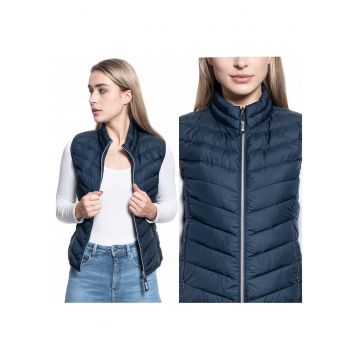 Vesta Dama -  Holly Light Padded - L INTL - Albastru - Culoare Albastru - Material 100% Poliester - Croi Regular Fit - Numar De Buzunare 3