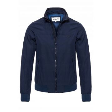 Geaca Barbati -  Model BOB THE BOMBER - Croiala Clasica Regular Fit - Cu Fermoar - 3 Buzunare - Stil Bomber - Usoara Si Comoda - Buna Pentru Fiecare Zi Si Tinute Urbane - Marimea S - Albastru