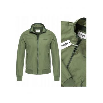 Geaca Barbati -  Model BOB THE BOMBER - Croiala Regular Fit - Cu Fermoar - 3 Buzunare - Bumbac Cu Poliester - Respirabila Si Rezistenta La Vant - Comoda Si Versatila - Marimea S - Verde
