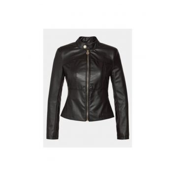 Geaca dama -  303992668 - Piele ecologica - Negru