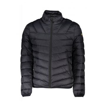 Geaca scurta regular fit cu aspect matlasat
