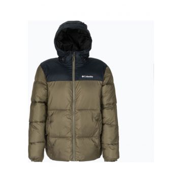 Jacheta Puffect pentru barbati -  Poliester - Negru/Verde -