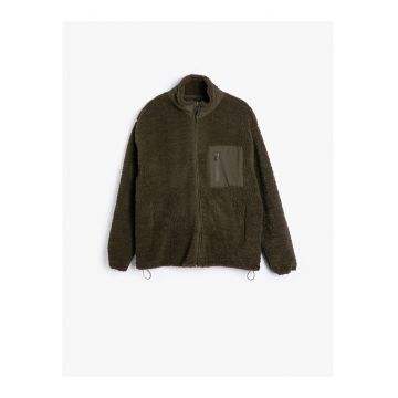 Jacheta supradimensionata din fleece