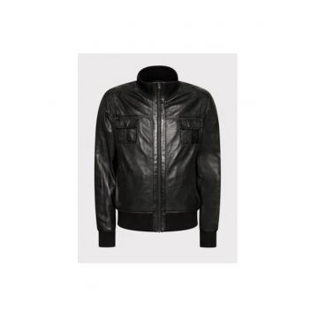 Geaca barbati -  209242379 - Piele naturala - Negru