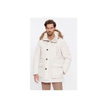 Geaca barbati -  302939435 - Poliester reciclat - 54 EU - Bej