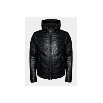 Geaca barbati -  303347437 - Piele naturala - M INTL - Negru