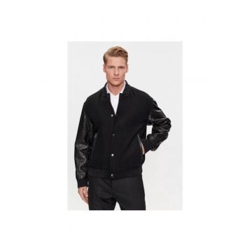 Geaca barbati -  303387976 - Lana/Poliamida - Negru
