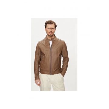Geaca barbati -  303641047 - Piele naturala - 56 EU - Maro