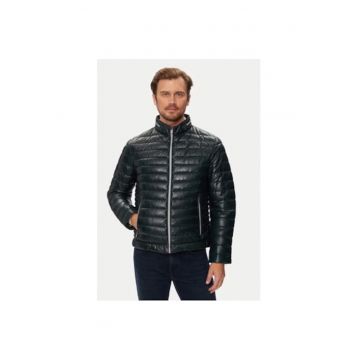 Geaca barbati -  303959579 - Piele naturala - Verde
