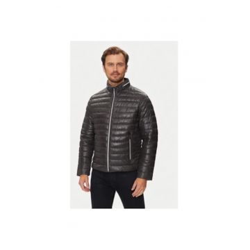 Geaca barbati -  303959609 - Piele naturala - Gri