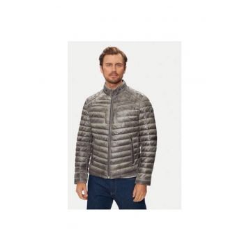 Geaca barbati -  303959616 - Piele naturala - Gri