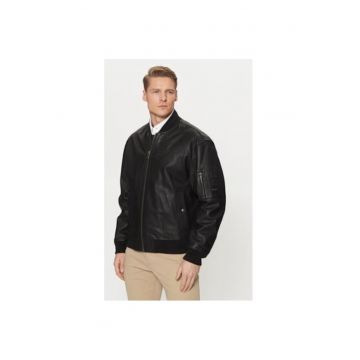 Geaca barbati -  304242533 - Piele naturala - Negru