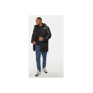 Geaca barbati -  304304835 - Poliuretan/Poliester - Negru