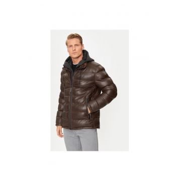 Geaca barbati -  304392917 - Piele naturala - Maro