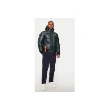 Geaca barbati -  304393082 - Piele naturala - Verde